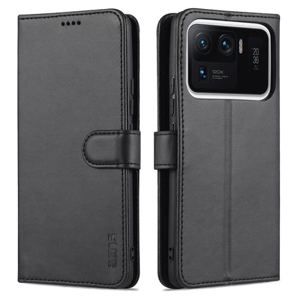 AZNS Skin Feel Calf Texture Horizontal Flip Leather Case with Card Slots & Holder & Wallet, For Xiaomi Mi 11 Lite, For Xiaomi Mi 11 Ultra