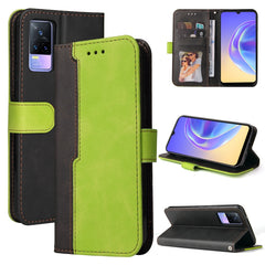 Business Stitching-Color Horizontal Flip PU Leather Case with Holder & Card Slots & Photo Frame, For Google Pixel 6 / Pixel 6 Pro, For vivo V21 4G / 5G, For vivo V21e / Y73 2021, For vivo Y51 2020 / Y31 2021, For Sony Xperia 10 III