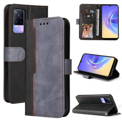 Business Stitching-Color Horizontal Flip PU Leather Case with Holder & Card Slots & Photo Frame, For Google Pixel 6 / Pixel 6 Pro, For vivo V21 4G / 5G, For vivo V21e / Y73 2021, For vivo Y51 2020 / Y31 2021, For Sony Xperia 10 III