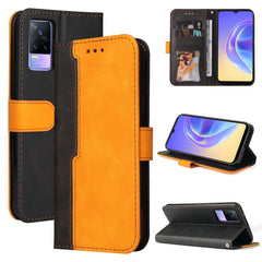 Business Stitching-Color Horizontal Flip PU Leather Case with Holder & Card Slots & Photo Frame, For Google Pixel 6 / Pixel 6 Pro, For vivo V21 4G / 5G, For vivo V21e / Y73 2021, For vivo Y51 2020 / Y31 2021, For Sony Xperia 10 III