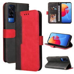 Business Stitching-Color Horizontal Flip PU Leather Case with Holder & Card Slots & Photo Frame, For Google Pixel 6 / Pixel 6 Pro, For vivo V21 4G / 5G, For vivo V21e / Y73 2021, For vivo Y51 2020 / Y31 2021, For Sony Xperia 10 III