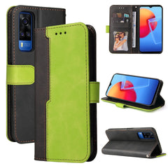 Business Stitching-Color Horizontal Flip PU Leather Case with Holder & Card Slots & Photo Frame, For Google Pixel 6 / Pixel 6 Pro, For vivo V21 4G / 5G, For vivo V21e / Y73 2021, For vivo Y51 2020 / Y31 2021, For Sony Xperia 10 III