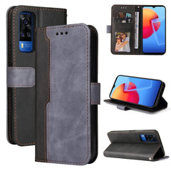 Business Stitching-Color Horizontal Flip PU Leather Case with Holder & Card Slots & Photo Frame, For Google Pixel 6 / Pixel 6 Pro, For vivo V21 4G / 5G, For vivo V21e / Y73 2021, For vivo Y51 2020 / Y31 2021, For Sony Xperia 10 III