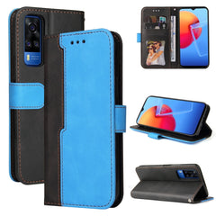 Business Stitching-Color Horizontal Flip PU Leather Case with Holder & Card Slots & Photo Frame, For Google Pixel 6 / Pixel 6 Pro, For vivo V21 4G / 5G, For vivo V21e / Y73 2021, For vivo Y51 2020 / Y31 2021, For Sony Xperia 10 III