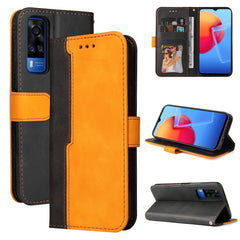 Business Stitching-Color Horizontal Flip PU Leather Case with Holder & Card Slots & Photo Frame, For Google Pixel 6 / Pixel 6 Pro, For vivo V21 4G / 5G, For vivo V21e / Y73 2021, For vivo Y51 2020 / Y31 2021, For Sony Xperia 10 III