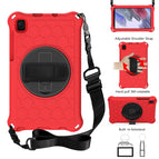 For Samsung Galaxy Tab A7 Lite 8.7 2021 T220 / T225 / Red Black