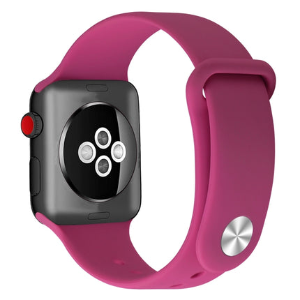 Silicone Replacement Strap Watchband For Apple Watch Series, 7 41mm / 6 & SE & 5 & 4 40mm / 3 & 2 & 1 38mm