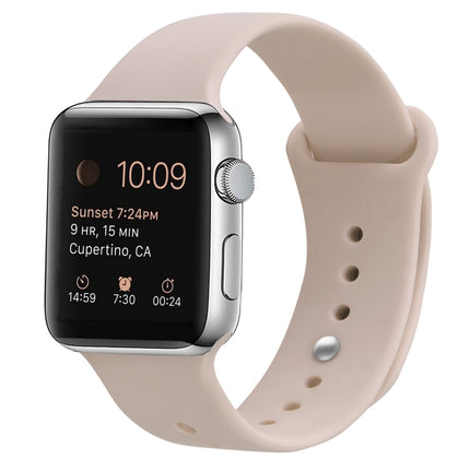 Silicone Replacement Strap Watchband For Apple Watch Series, 7 41mm / 6 & SE & 5 & 4 40mm / 3 & 2 & 1 38mm