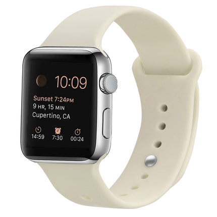Silicone Replacement Strap Watchband For Apple Watch Series, 7 41mm / 6 & SE & 5 & 4 40mm / 3 & 2 & 1 38mm