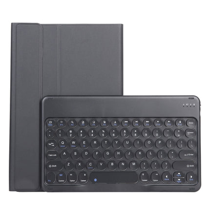 YAM12 Lambskin Texture Detachable Round Keycap Bluetooth Keyboard Leather Case with Holder, For Lenovo Pad Plus 11 inch TB-J607F / Tab P11 11 inch TB-J606F, For Lenovo Pad Plus 11 inch TB-J607F / Tab P11 11 inch TB-J606F / Pad 11 inch