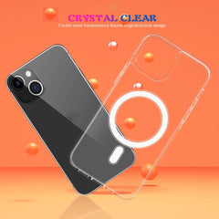 Magsafe Case Simple Magnetic Ring All-inclusive Clear Crystal Acrylic PC +TPU Shockproof Case, For iPhone 13 mini, For iPhone 13, For iPhone 13 Pro, For iPhone 13 Pro Max