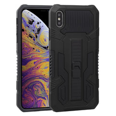 Vanguard Warrior All Inclusive Double-color Shockproof TPU + PC Protective Case with Holder, For iPhone X / XS, For iPhone XR, For iPhone XS Max