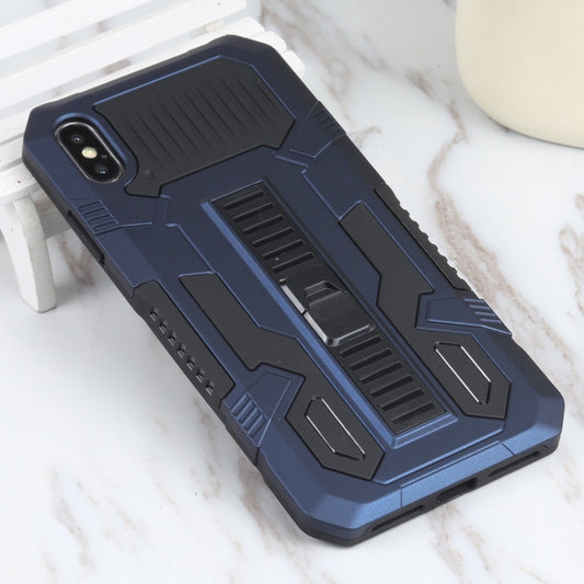 Vanguard Warrior All Inclusive Double-color Shockproof TPU + PC Protective Case with Holder, For iPhone X / XS, For iPhone XR, For iPhone XS Max