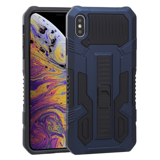 Vanguard Warrior All Inclusive Double-color Shockproof TPU + PC Protective Case with Holder, For iPhone X / XS, For iPhone XR, For iPhone XS Max