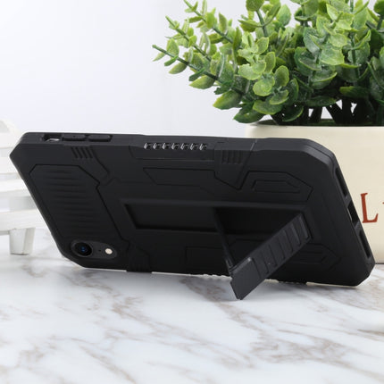 Vanguard Warrior All Inclusive Double-color Shockproof TPU + PC Protective Case with Holder, For iPhone XR