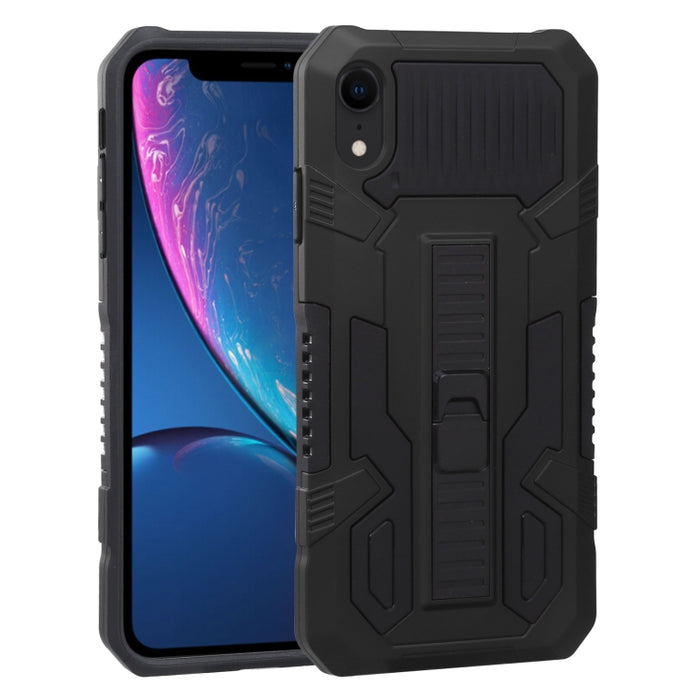 Vanguard Warrior All Inclusive Zweifarbige stoßfeste TPU + PC-Schutzhülle mit Halterung, für iPhone X / XS, für iPhone XR, für iPhone XS Max