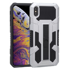 Vanguard Warrior All Inclusive Double-color Shockproof TPU + PC Protective Case with Holder, For iPhone X / XS, For iPhone XR, For iPhone XS Max