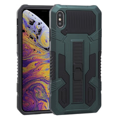 Vanguard Warrior All Inclusive Double-color Shockproof TPU + PC Protective Case with Holder, For iPhone X / XS, For iPhone XR, For iPhone XS Max