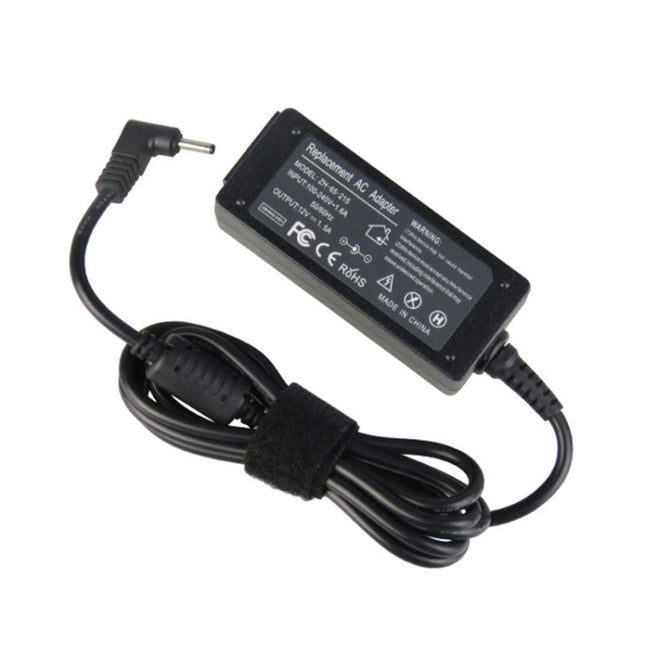 Adaptador de corriente ZH-65-215 de 12 V y 1,5 A para ordenador portátil Acer, longitud del cable: 1,5 m