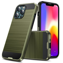 Brushed Texture Carbon Fiber TPU Case, For iPhone 13 mini, For iPhone 13