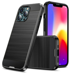 Brushed Texture Carbon Fiber TPU Case, For iPhone 13 mini, For iPhone 13