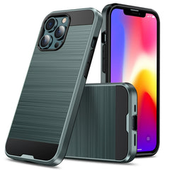 Brushed Texture Carbon Fiber TPU Case, For iPhone 13 mini, For iPhone 13