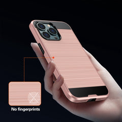 Brushed Texture Carbon Fiber TPU Case, For iPhone 13 mini, For iPhone 13