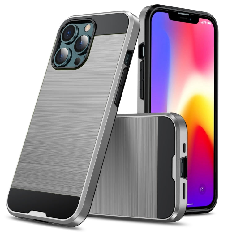 Brushed Texture Carbon Fiber TPU Case, For iPhone 13 mini, For iPhone 13 Pro Max, For iPhone 13 Pro, For iPhone 13