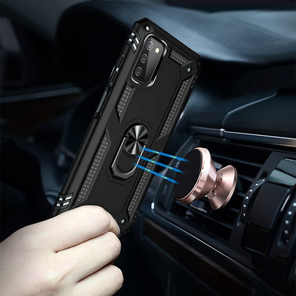 Shockproof TPU + PC Protective Case with 360 Degree Rotating Holder, For Samsung Galaxy A03s 166mm Version, For Samsung Galaxy A03s 166mm Version 166mm 版