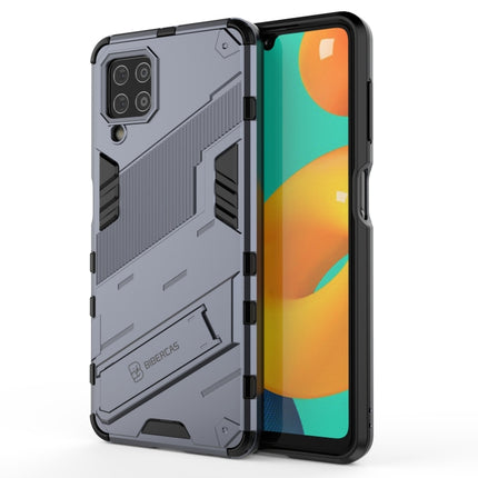 Punk Armor 2 in 1 PC + TPU Shockproof Case with Invisible Holder, For Samsung Galaxy M32