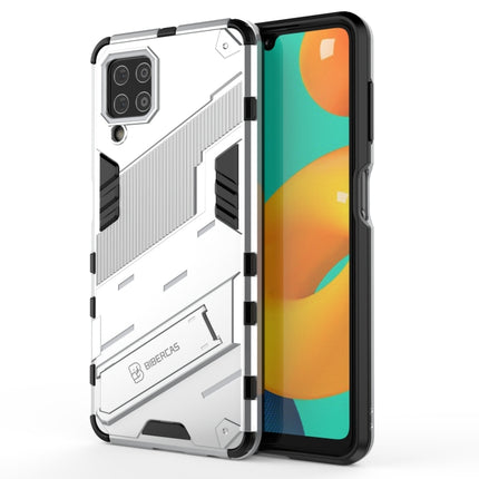 Punk Armor 2 in 1 PC + TPU Shockproof Case with Invisible Holder, For Samsung Galaxy M32