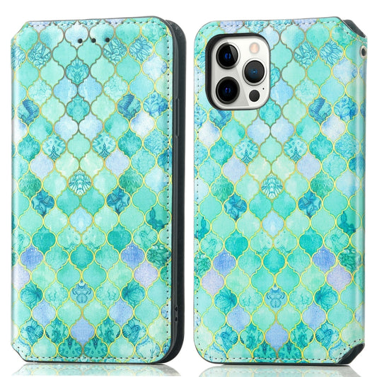 Colored Drawing Magnetic Horizontal Flip PU Leather Case with Holder & Card Slots & Wallet, For iPhone 13 Pro Max, For iPhone 12 mini, For iPhone 12 / 12 Pro
