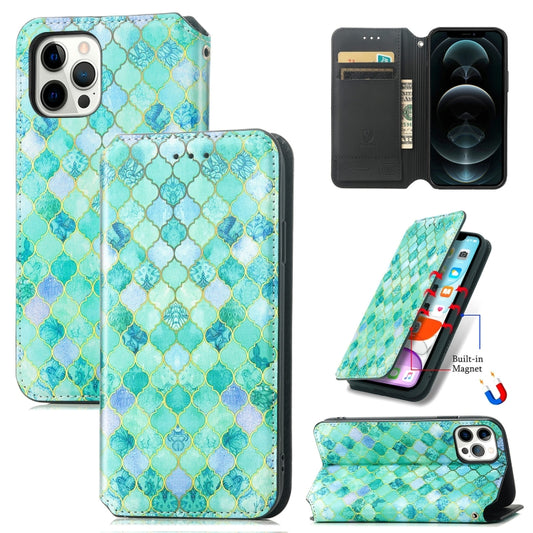 Colored Drawing Magnetic Horizontal Flip PU Leather Case with Holder & Card Slots & Wallet, For iPhone 13 Pro Max, For iPhone 12 mini, For iPhone 12 / 12 Pro