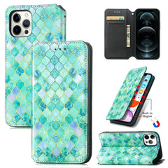 Colored Drawing Magnetic Horizontal Flip PU Leather Case with Holder & Card Slots & Wallet, For iPhone 13 Pro Max, For iPhone 12 mini, For iPhone 12 / 12 Pro