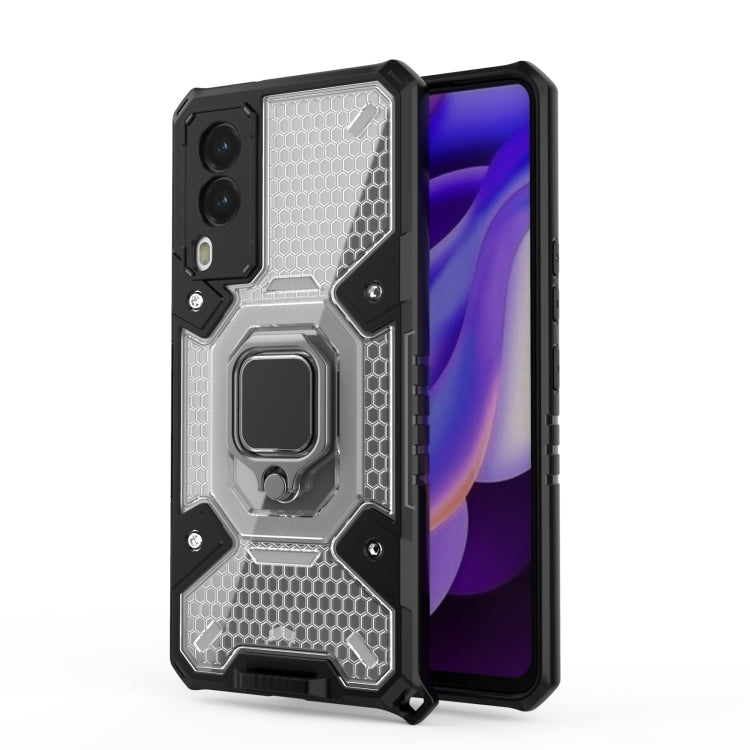 Space PC + TPU-Ringhalter-Schutzhülle, für vivo V21e 5G, für iPhone 13 Pro Max