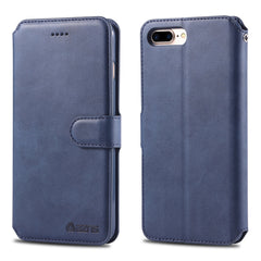 AZNS Calf Texture Magnetic Horizontal Flip PU Leather Case with Holder & Card Slots & Photo Frame, For iPhone 7 Plus / 8 Plus, For iPhone 11 Pro Max, For iPhone 6 / 6s, For iPhone 7 / 8, For iPhone 11