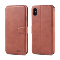 AZNS Calf Texture Magnetic Horizontal Flip PU Leather Case with Holder & Card Slots & Photo Frame, For iPhone XR, For iPhone XS Max, For iPhone 6 Plus / 6s Plus, For iPhone 11 Pro