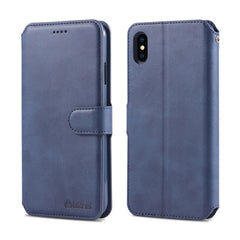 AZNS Calf Texture Magnetic Horizontal Flip PU Leather Case with Holder & Card Slots & Photo Frame, For iPhone XR, For iPhone XS Max, For iPhone 6 Plus / 6s Plus, For iPhone 11 Pro