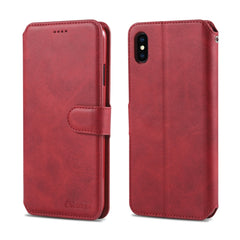 AZNS Calf Texture Magnetic Horizontal Flip PU Leather Case with Holder & Card Slots & Photo Frame, For iPhone XR, For iPhone XS Max, For iPhone 6 Plus / 6s Plus, For iPhone 11 Pro