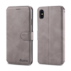 AZNS Calf Texture Magnetic Horizontal Flip PU Leather Case with Holder & Card Slots & Photo Frame, For iPhone XR, For iPhone XS Max, For iPhone 6 Plus / 6s Plus, For iPhone 11 Pro