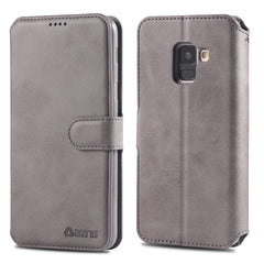 AZNS Calf Texture Magnetic Horizontal Flip PU Leather Case with Holder & Card Slots & Photo Frame, For Galaxy A8 2018, For Galaxy A8 Plus 2018, For Galaxy A8s, For Galaxy A8 Star / A9 Star