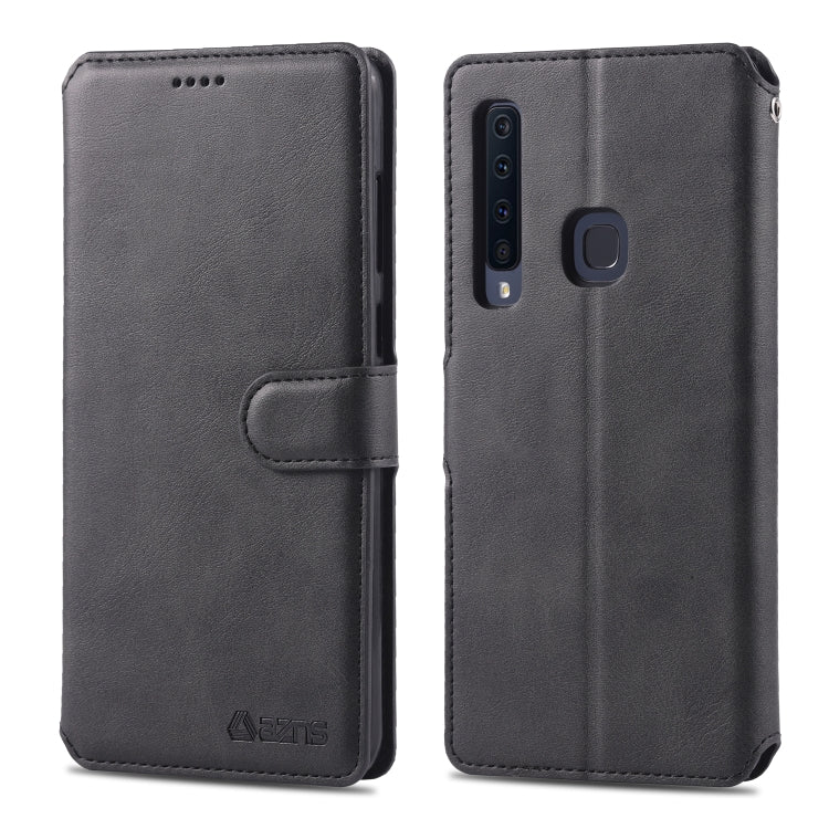 AZNS Calf Texture Magnetic Horizontal Flip PU Leather Case with Holder & Card Slots & Photo Frame, For Galaxy A9 2018, For Galaxy A10 / M10, For  Galaxy A20e, For Galaxy A30 / A20