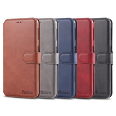 AZNS Calf Texture Magnetic Horizontal Flip PU Leather Case with Holder & Card Slots & Photo Frame, For Galaxy A70 / A7 2019, For Galaxy A80 / A90, For Galaxy M20, For Galaxy Note 8