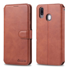 AZNS Calf Texture Magnetic Horizontal Flip PU Leather Case with Holder & Card Slots & Photo Frame, For Galaxy A70 / A7 2019, For Galaxy A80 / A90, For Galaxy M20, For Galaxy Note 8