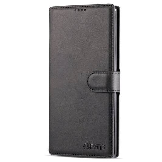 AZNS Calf Texture Magnetic Horizontal Flip PU Leather Case with Holder & Card Slots & Photo Frame, For Galaxy Note 10 Plus, For Galaxy S9, For Galaxy S9 Plus, For Galaxy S10 Plus, For Galaxy S10
