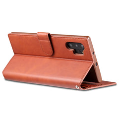 AZNS Calf Texture Magnetic Horizontal Flip PU Leather Case with Holder & Card Slots & Photo Frame, For Galaxy Note 10 Plus, For Galaxy S9, For Galaxy S9 Plus, For Galaxy S10 Plus, For Galaxy S10