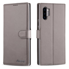 AZNS Calf Texture Magnetic Horizontal Flip PU Leather Case with Holder & Card Slots & Photo Frame, For  Galaxy Note 9, For Galaxy Note 10, For Galaxy Note 10 Plus, For Galaxy S8