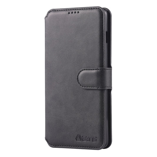 AZNS Calf Texture Magnetic Horizontal Flip PU Leather Case with Holder & Card Slots & Photo Frame, For Galaxy S10e
