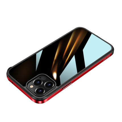 SULADA Stoßfester Luftfahrt-Aluminium-Metallrahmen + Nano-Glas + TPU-Schutzhülle, für iPhone 12 Pro, für iPhone 12 Pro Max, für iPhone XS / X, für iPhone XR, für iPhone XS Max