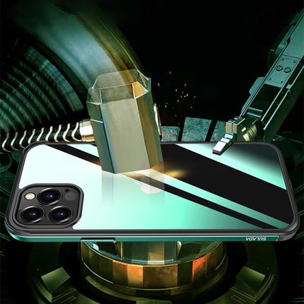 SULADA Stoßfester Luftfahrt-Aluminium-Metallrahmen + Nano-Glas + TPU-Schutzhülle, für iPhone 12 Pro, für iPhone 12 Pro Max, für iPhone XS / X, für iPhone XR, für iPhone XS Max